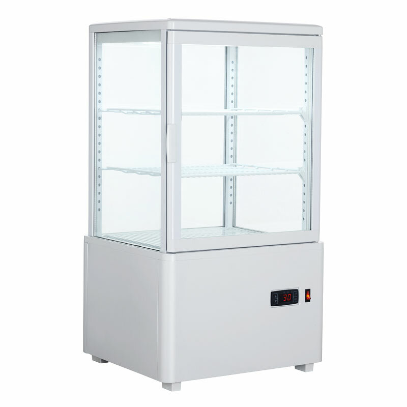 Nova chegada fria bancada chiller display de vidro comercial fefrigerated showcase para o supermercado