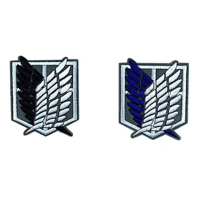 Aanval Op Titan Wings Of Liberty Vrijheid Scouting Legioen Strijken Geborduurde Patches Voor Op Kleding Diy Mode Applique Badge