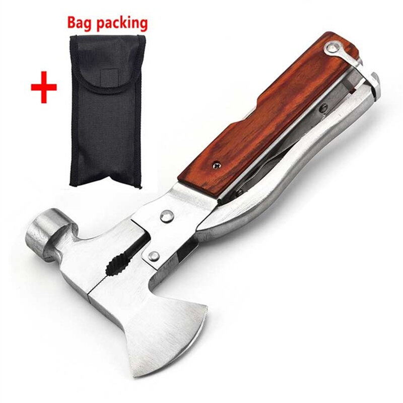 Multi-Function Hammer Steel Magic Tool Screwdriver Electrical Nail Gun Pipe Pliers Wrench Clamps Pincers Corkscrew