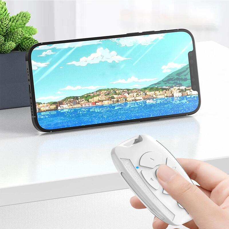 Bluetooth-compatible Remote Control Type C Charging Wireless Mobile Phones Camera Live Selfie Video Mini Controller Photography