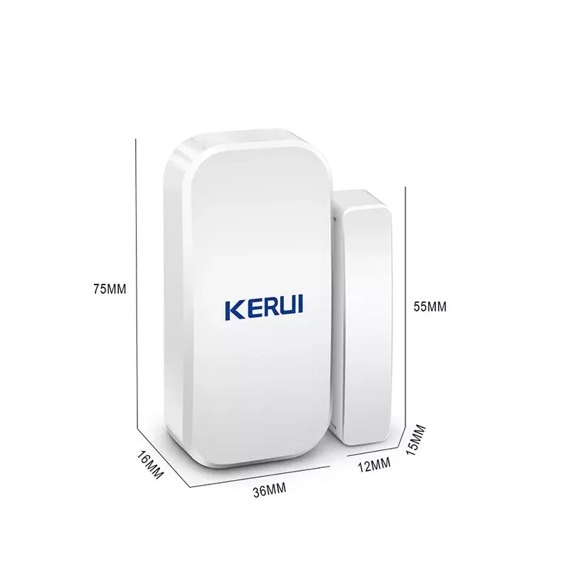 KERUI – détecteur magnétique de porte/fenêtre sans fil D025, 433MHz, pour système d'alarme de sécurité domestique G18 W18, anti-cambriolage