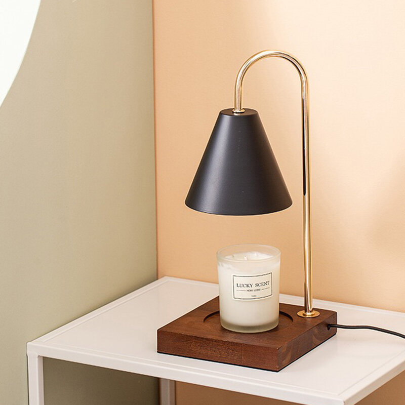 Scaldacandele elettrico lampada Melt Wax Fragrance Burner aromaterapia luci da tavolo interruttore regolabile lampada da tavolo spina usa/ue