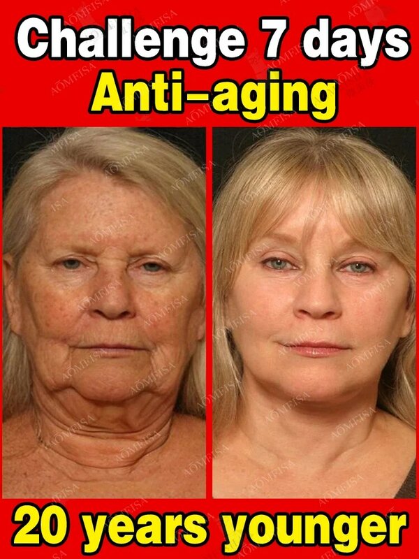 Wirksames Anti-Aging- und Anti-Falten-Gesichtsserum zur Entfernung von Gesichtsfalten, feinen Linien um die Augen, Krähenfüßen und Halsfalten