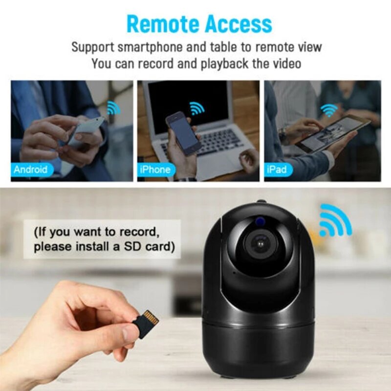 new Orginal 2022 Smart iP Camera HD 1080P Cloud Wireless Automatic Tracking Infrared Surveillance Cameras With Wifi Camera