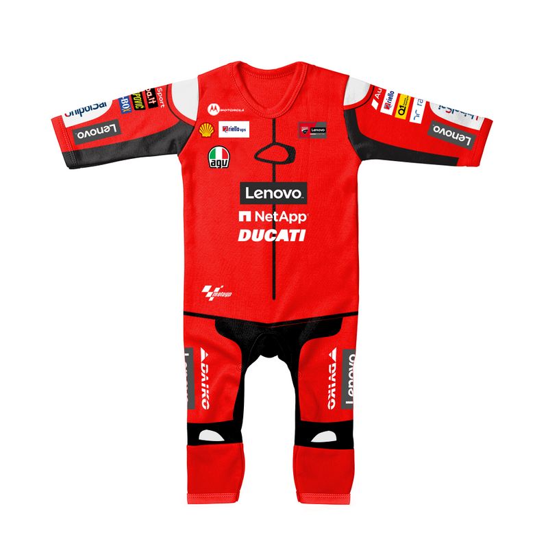 2022 bebê macacão novo MOTO GP comemorativo 2019 Ducati corrida motocicleta menino bebê menina bebê amor ao ar livre roupas de escalada