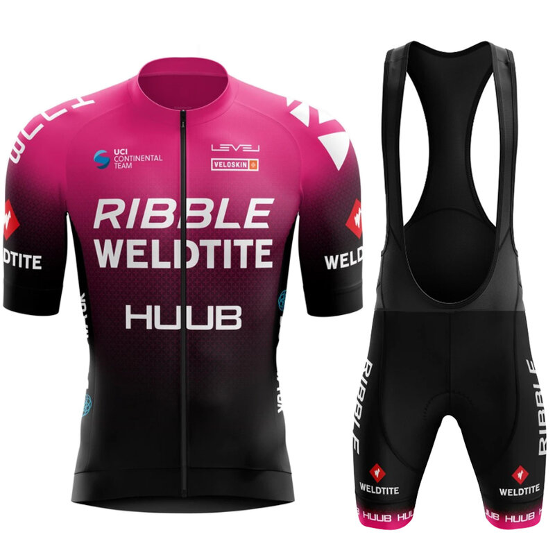 HUUB – ensemble de cyclisme pour hommes, vêtements de vélo, respirant, Anti-UV, manches courtes, maillot + bavoir