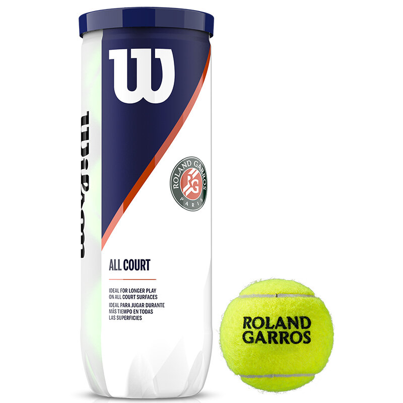 Wilson – balle de Tennis ouvert français, 1 seau, entraînement d'étirement, entraînement en salle et en extérieur
