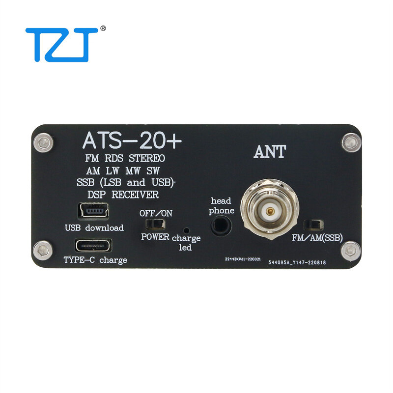 Lắp Ráp SI4732 Tất Cả Băng Tần Đầu Thu FM AM (MW & SW) SSB (LSB & USB) với Pin Lithium + Anten + Loa + Ốp Lưng