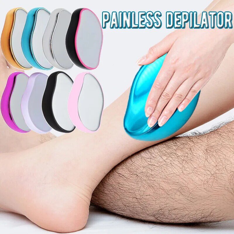 Nano Painless Epilator Crystal Hair Remover Eraser Professional Physical Safe Hair Removal Gum Epilator Stone Cleaning Tool