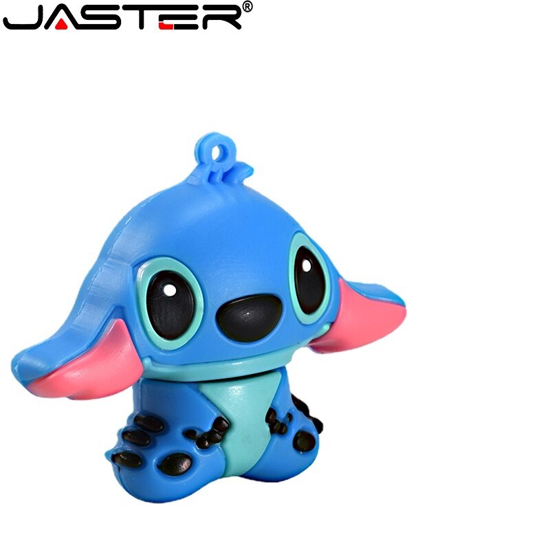 JASTER-Pendrive de dibujos animados, unidad Flash Usb 2,0, 4GB, 8GB, 16GB, 32GB, 64GB, modelo azul y rosa