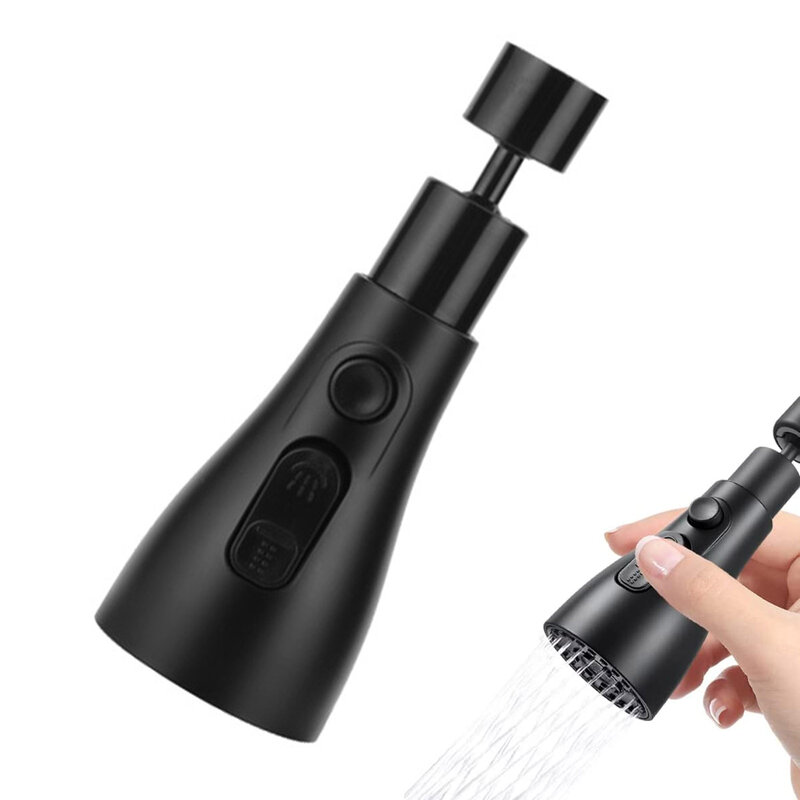3 Modi Keukenkraan Spray Hoofd Waterbesparende 360 ° Swivel Bal Nozzle Tap Adapter Sink Vervanging Onderdelen Keuken Accessoires