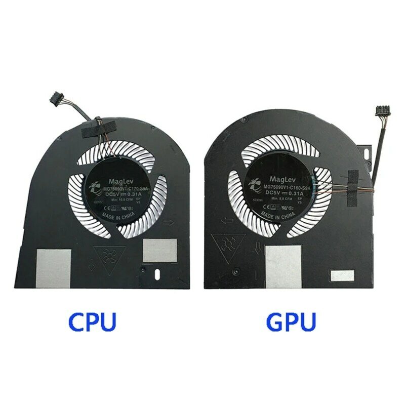 新しい CPU GPU 冷却ファン/ヒートシンク DELL 精密 7530 M7530 7540 M7540 ドロップシップ