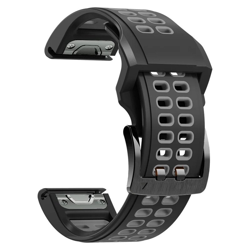 22ซิลิโคน26มม.นาฬิกา Quick Release สำหรับ Garmin Fenix 7X 7 EPIX 6X 6Pro 5X 5 3HR 935 945 Smartwatch สร้อยข้อมือเข็มขัด