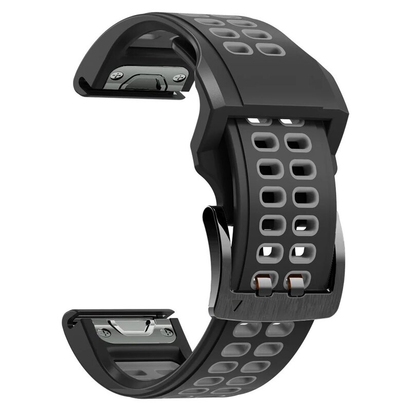 22 26mm silicone relógio banda correia para garmin fenix 6x 6 pro 7x 7 epix easyfit pulseira fenix 5 5x mais smartwatch pulseira