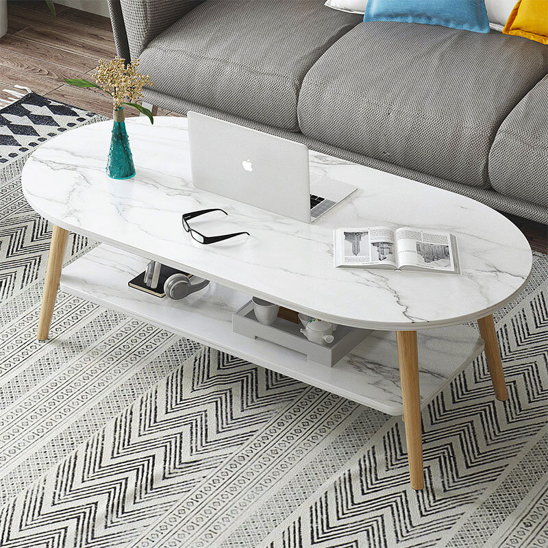 Mesa de centro nórdica minimalista de madera, pequeña y moderna, mesa de centro multifunción para sala de estar, muebles de Tv, muebles Basse, NU