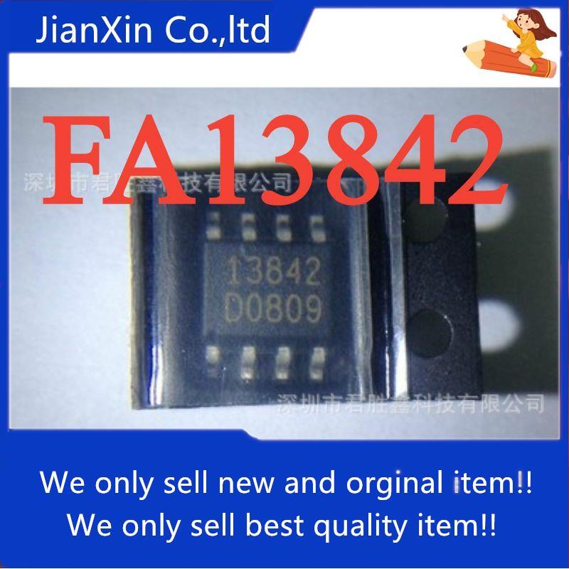 10Pcs 100% ต้นฉบับใหม่13842 FA13842 FA13842N SOP-8 Switch Controller สุทธิราคา