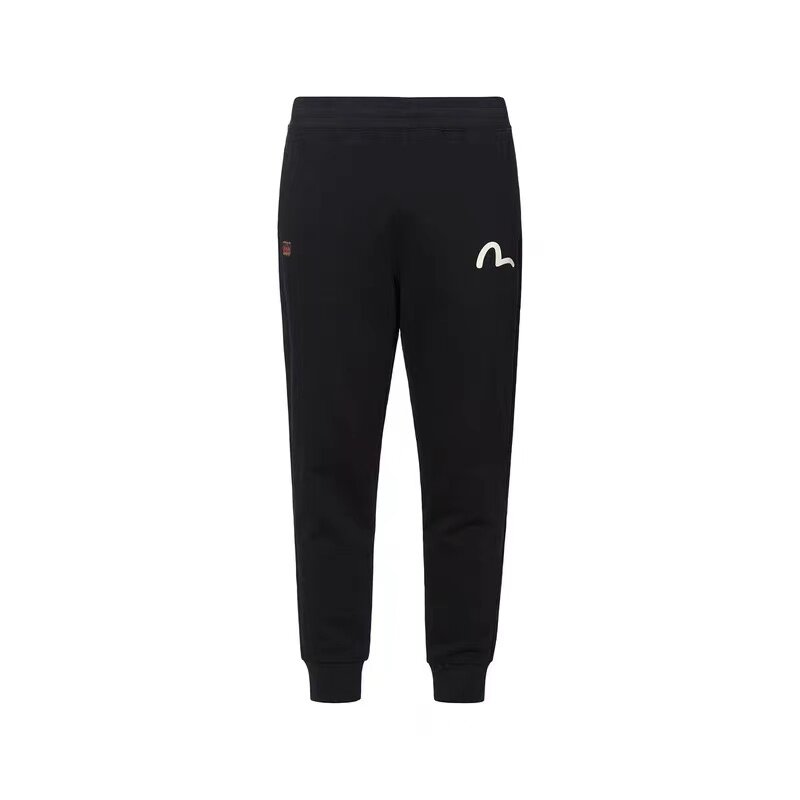 Japanese Style Hip hop style Multi Logo printing M Printed Sweatpants Autumn Cotton Long Black Pants Casual Sports Pants
