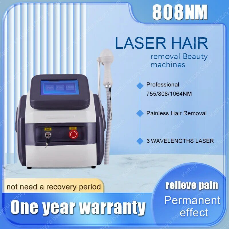 2023 NOVO 2000W 808Nm 755nm 1064nm Diode Laser Device Depilação Laser Melhor Efeito de remoção de cabelo para salão