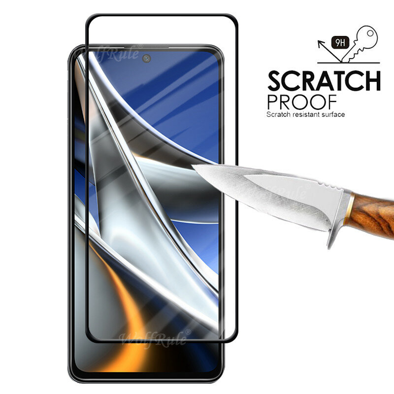 4-in-1 For Xiaomi Poco X4 Pro 5G Glass For Poco X4 Pro Tempered Glass Full Screen Protector For Poco M3 M4 X3 X4 Pro Lens Glass