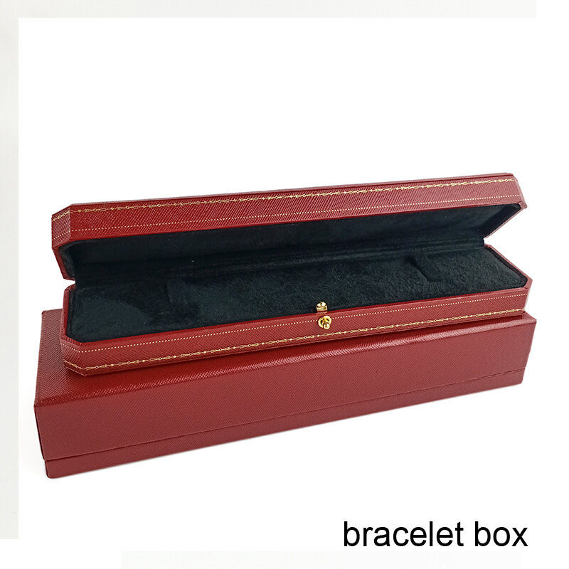 Klasyczny Design marki luksusowe pudełko pierścień naszyjnik wystawa bransoletek prezenty zaręczynowe opakowanie na biżuterie futerał do przechowywania torby certyfikat