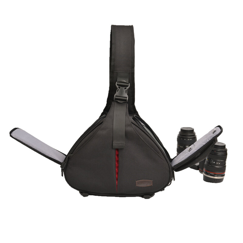 CADeN – sac à bandoulière professionnel pour appareil photo DSLR, avec housse de pluie, pour Canon, Sony, Panasonic, objectif, trépied, pour hommes, voyage en plein air