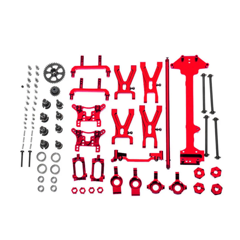 19pcs/Set Metal Upgrade Accessories Swing Arm Steering Cup Gear For WLtoys 1/18 A949 A959 A969 A979 K929 RC Car Parts
