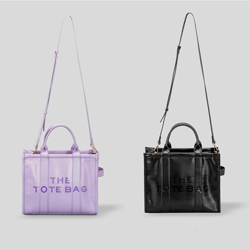 Designer Shopper Fashion Women Handbag PU Leather Vintage Retro Ladies Tote Large Chic Brand Female Crossbody Bags Shoulder Bag