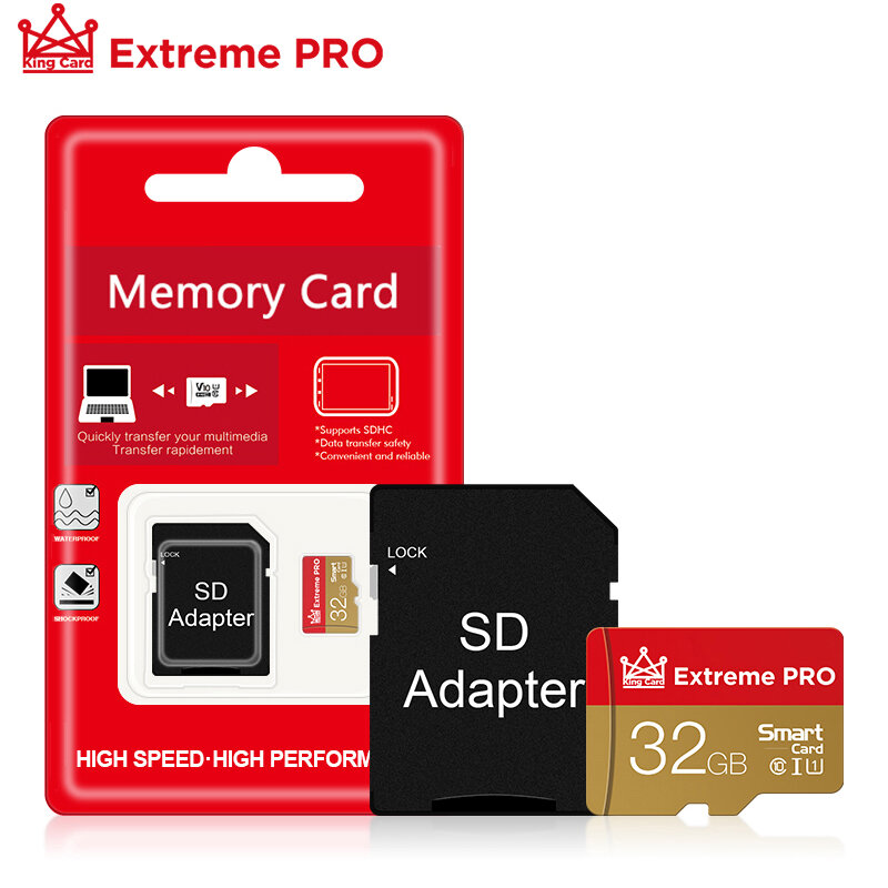 Grosir Kartu SD Mikro 4GB 8GB 16GB Kartu Memori 64GB 128G 256G Cartao De Memoria 32GB Kartu TF Kartu Memori Flash Drive Gratis Pengiriman