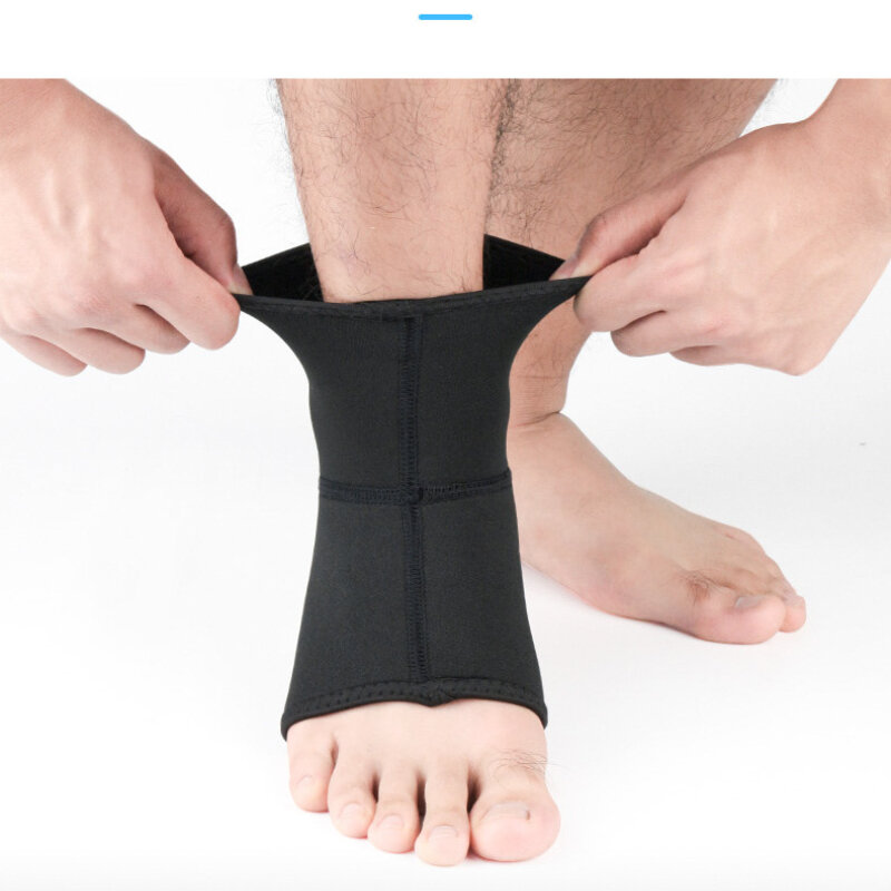 1 pacote de alta elastic esportes tornozelo guarda esportes tornozelo guarda suporte de segurança para correr basquete