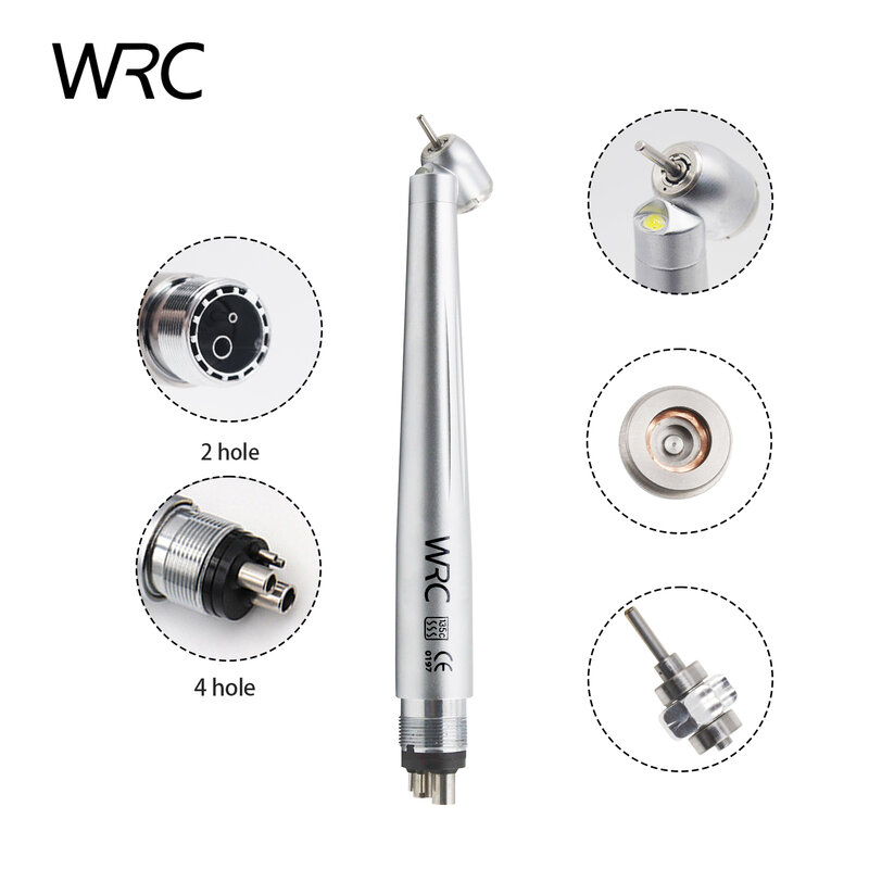 New Type 45 Degree Head Surgical Handpiece Increasing High Speed Air Turbine Led Handpiece Dental Equipments