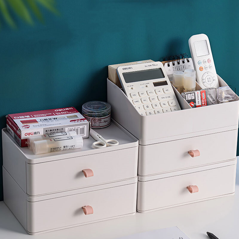 Joybos biurko organizator biurowy pojemniki do przechowywania pulpit ołówek rozmaitości wieżowych pudełko z tworzywa sztucznego szkolne
