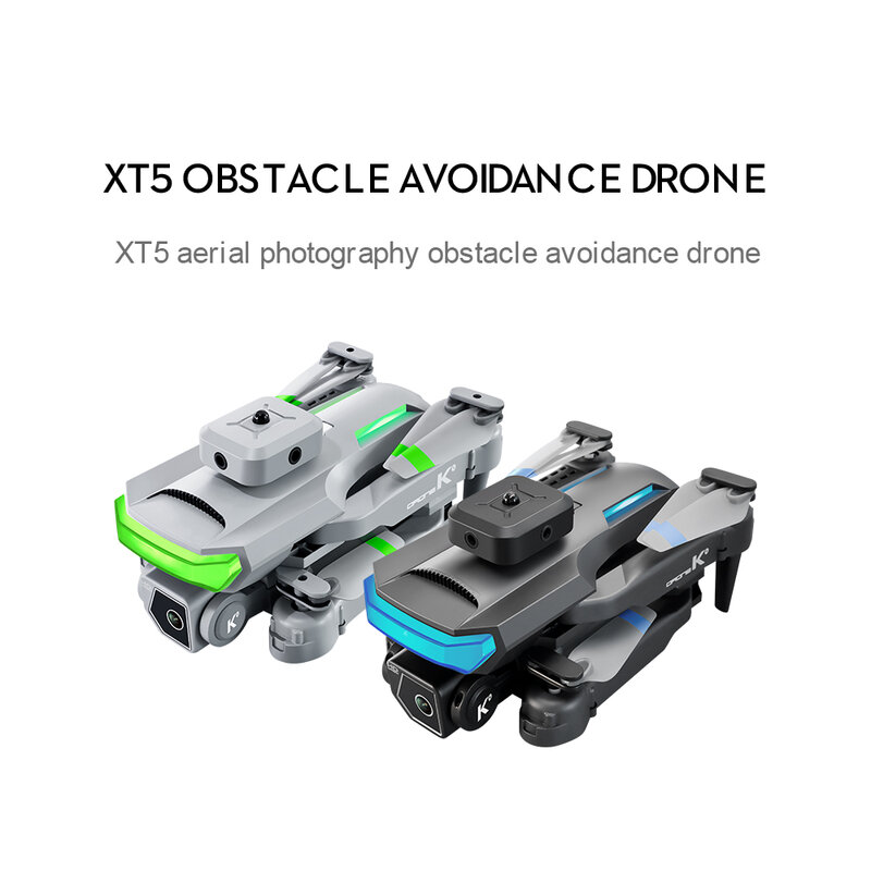 Profession XT5 RC Drone 360 Degrees Obstacle Avoidance 8K FPV WIFI Optical Flow Dron Fpv Dual Camera Follow Me Quadcopter