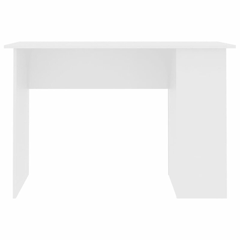 Desk White 43.3"x23.6"x28.7" Chipboard