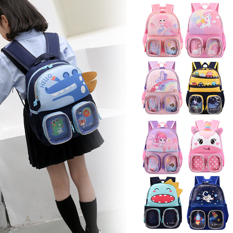 2022 Fashion Cartoon Kids Girl Schoolbag Baby Toy Schoolbags Student Backpacks Kindergarten Backpack Cute Children School Bags