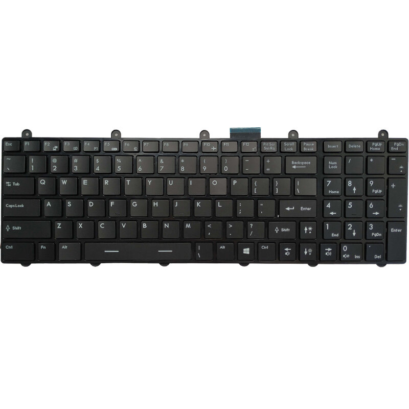 Клавиатура для ноутбука MSI GP60 GP70 CR70 CR61 CX61 CX70 CR60 GE70 GE60 GT60 GT70 GX60 GX70 0NC 0ND 0NE 2OC белая подсветка