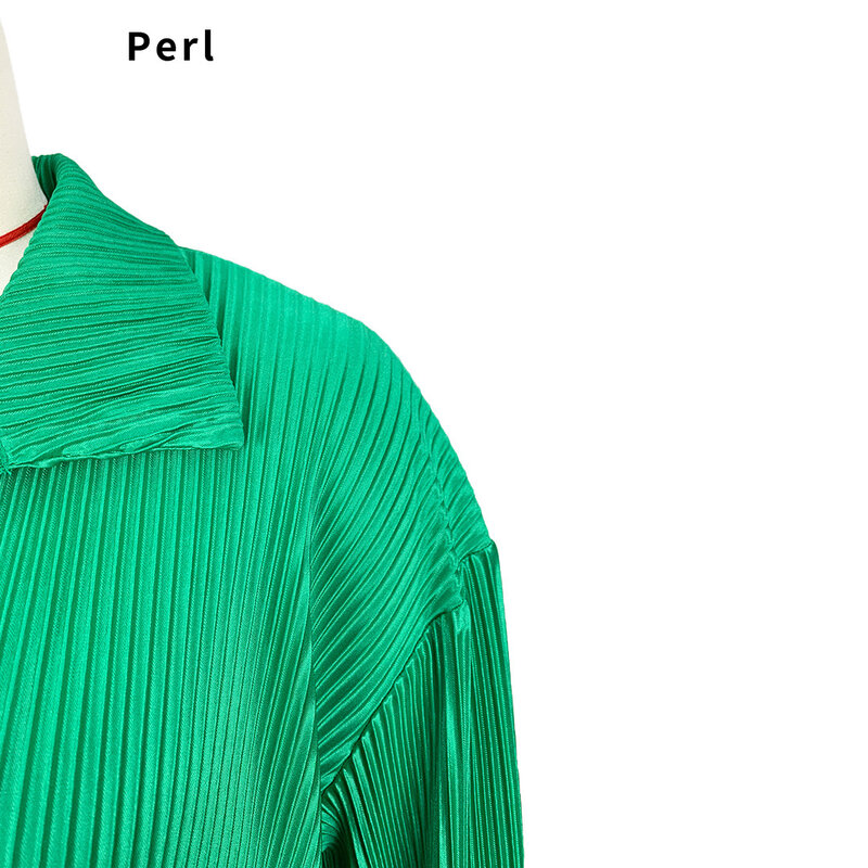 Perl แฟชั่นและสบาย Pleate ขากางเกงขากว้าง2ชิ้นชุดสตรี Outifits Club การจับคู่ Tracksuit Streetwear
