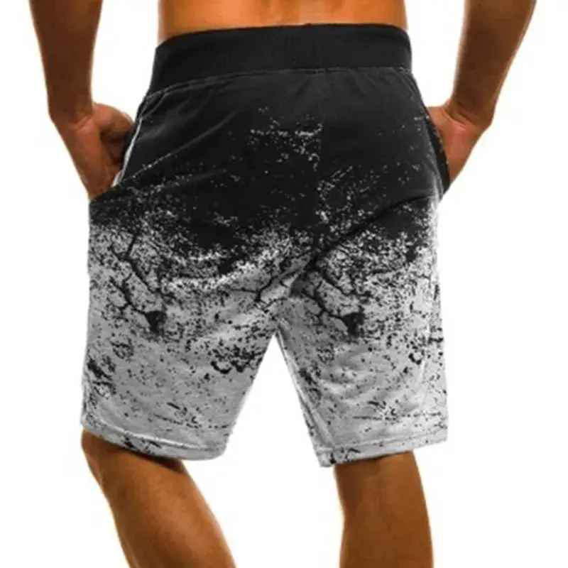2021 Summer New Men's Casual Shorts Joggers Short Sweatpants Drawstring Hip Hop Slim Workout Shorts Plus Size