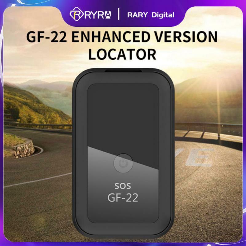 RYRA GF-22 GPS 추적기, 다기능 추적 장치, 분실 방지 도난 방지 경보, 실시간 글로벌 포지셔닝 차량 추적기