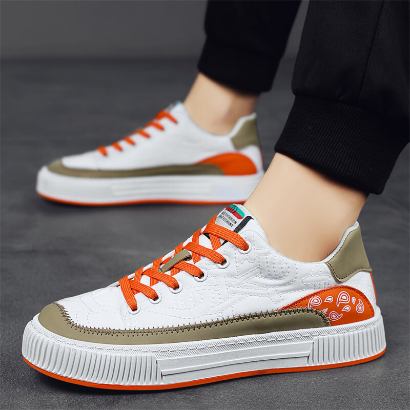 Men Shoes Vulcanized Shoes Mens Fashion Sneakers Summer Spring Ice Silk Casual Brethable Sports Shoes Walking Shoes Male New
