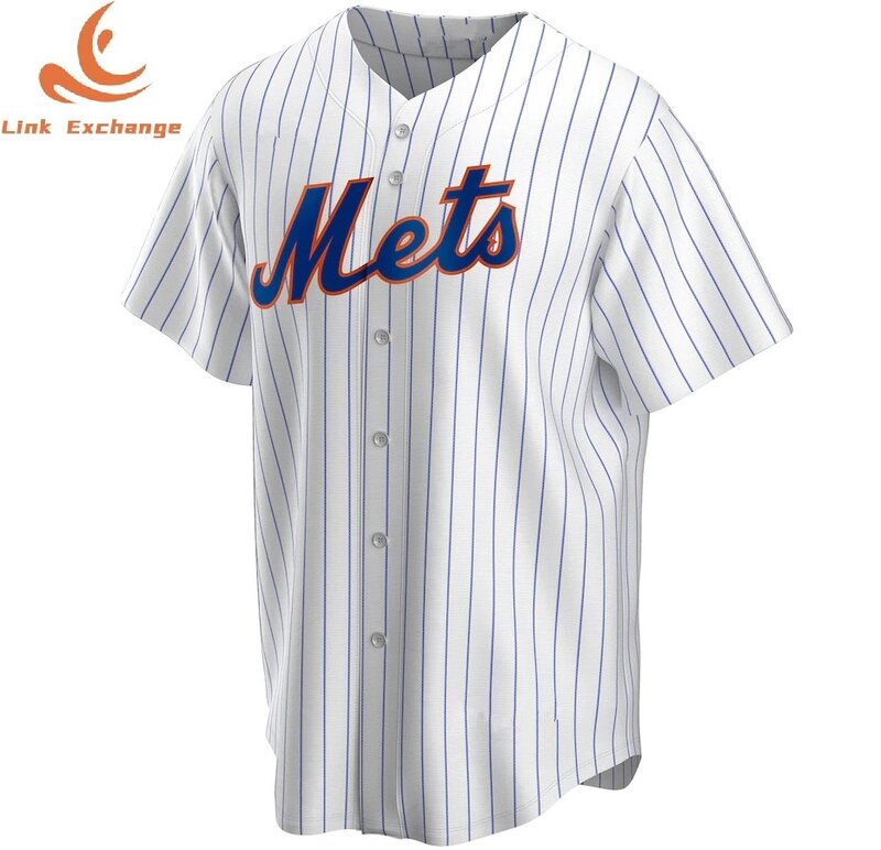 Qualidade superior 2022 nova york mets homens jovens crianças camisa de beisebol costurado t camisa