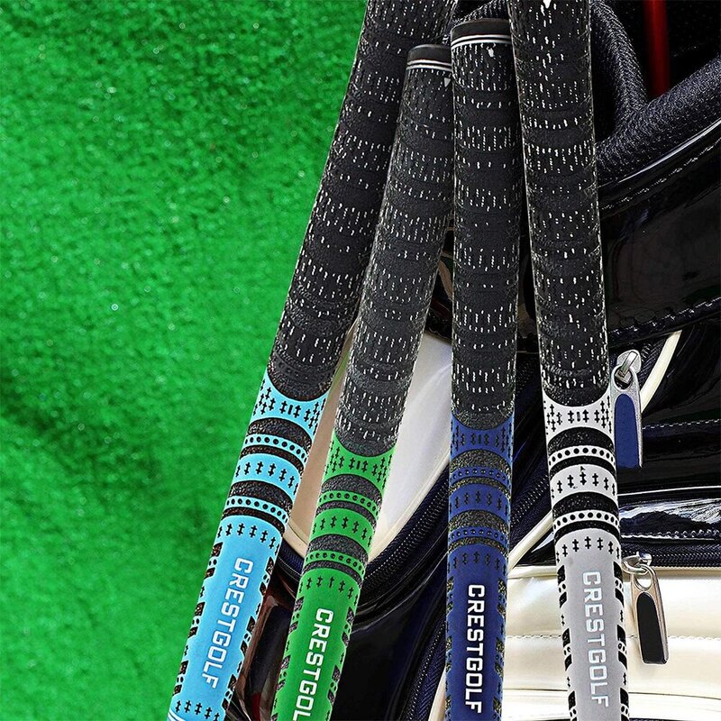 Poignées de club de golf professionnelles en fil de carbone de taille moyenne, poignées de fers de golf, 9 couleurs au choix, 13 pièces par paquet