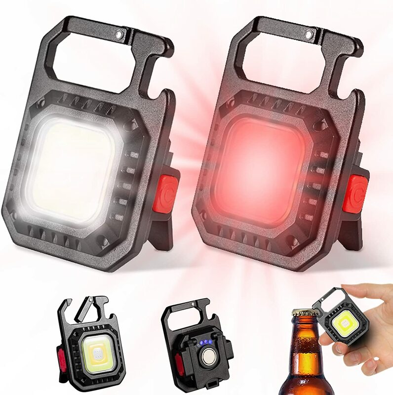 Portable LED Torch Mini Powerful Torch Waterproof Torch Pocket Work Light Multifunctional LED Lantern Camping Fishing Light