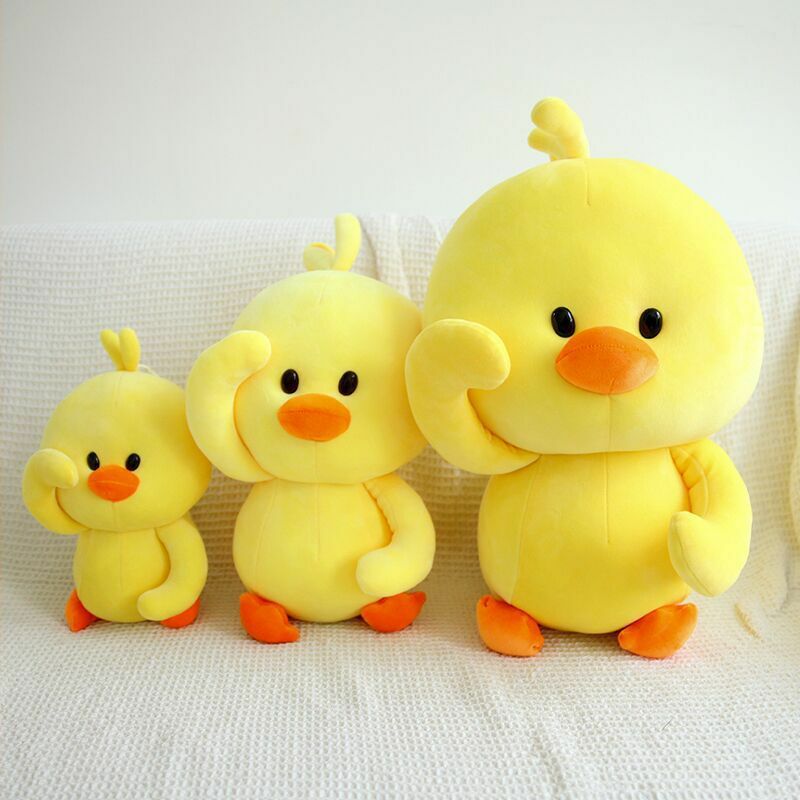 10-28cm taniec kaczka pluszowa miękkie zabawki kaczki lalki pluszowe zabawki koreański Netred noszenie kwasu hialuronowego mała żółta kaczka lalki kaczki