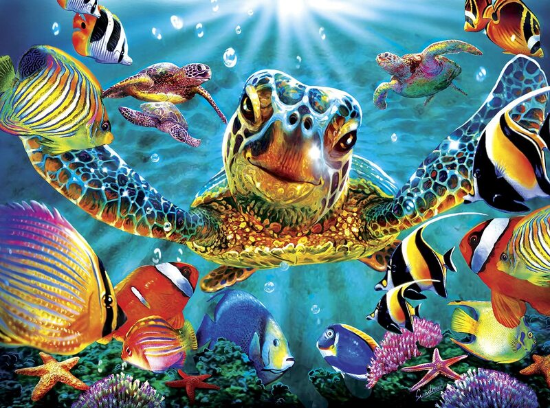 Harmony between turtles and fish Educational Intellectual Decompressing Toy Fun Family Game