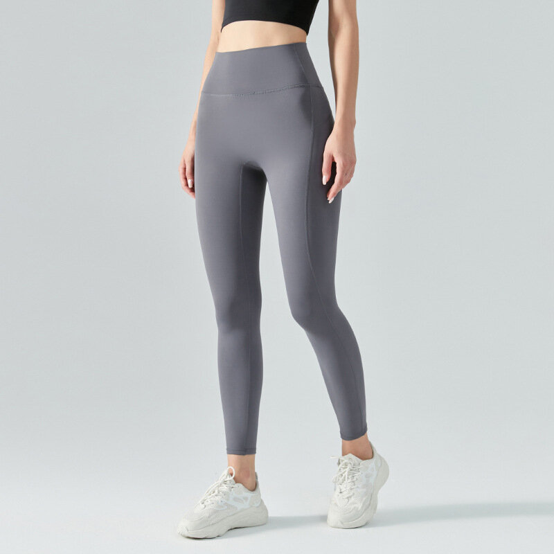 Aritzia tna esportes leggings outono e inverno velo leggings cintura alta calças de yoga pêssego hip treinamento fitness calças femininas