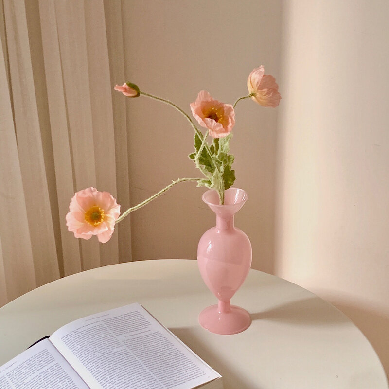 Vaso de vidro vaso de decoração nordic decorativo vaso de arranjo de terrário hidropônico vaso de mesa de flor
