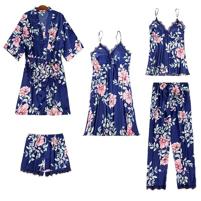 Vestido kimono feminino para noivas, camisola sexy e elegante, uso casual, para dormir, primavera e verão