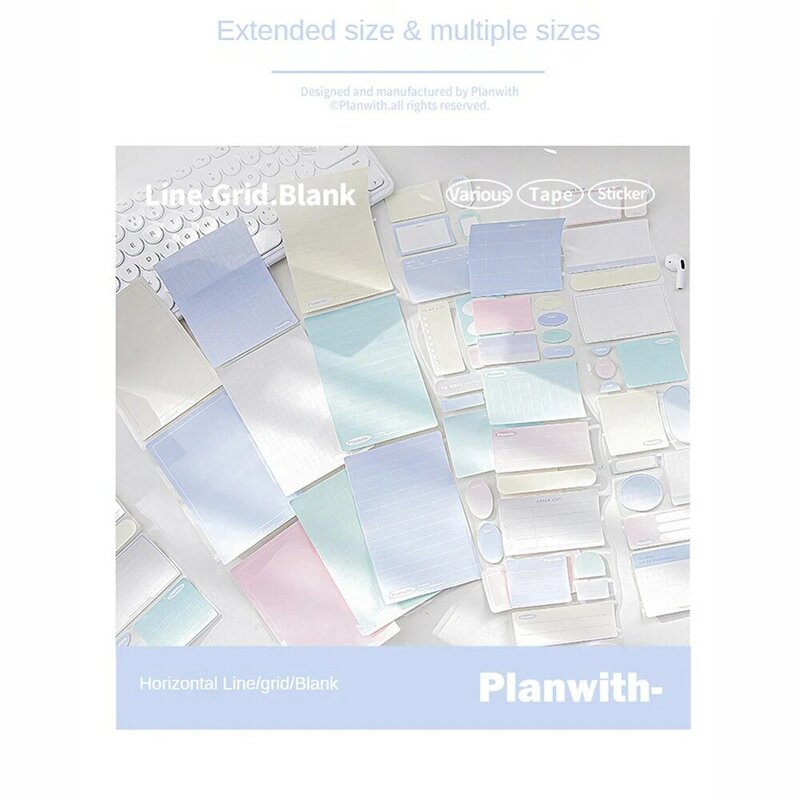 Boxed Plakbriefjes Een Verscheidenheid Aan Optionele Toepasbare Voor Meerdere Scenario 'S Hoge Kwaliteit Handige Witte Kaart Film