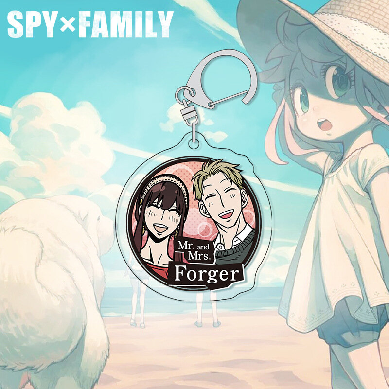 Llavero acrílico de la familia espía, accesorios de bolsa de Anime japonés, nueva oferta