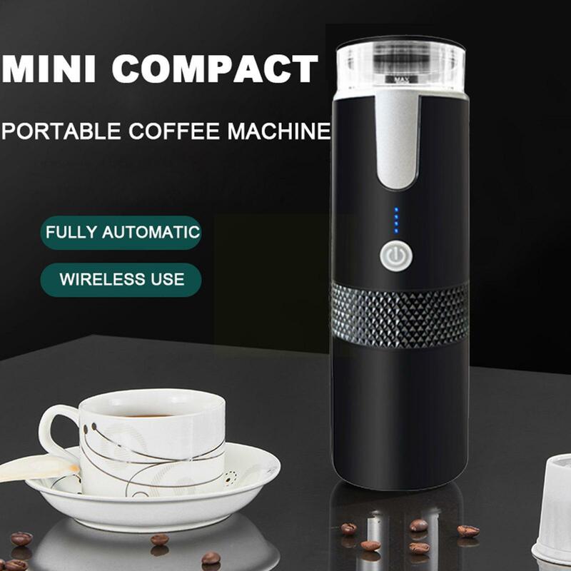 Portable Wireless Electric Coffee Machine Built-In Coffee Car Automatic Maker Fully Home Rechargeable Battery Travel Outdoo S8J9